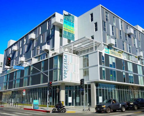 Commercial window installation