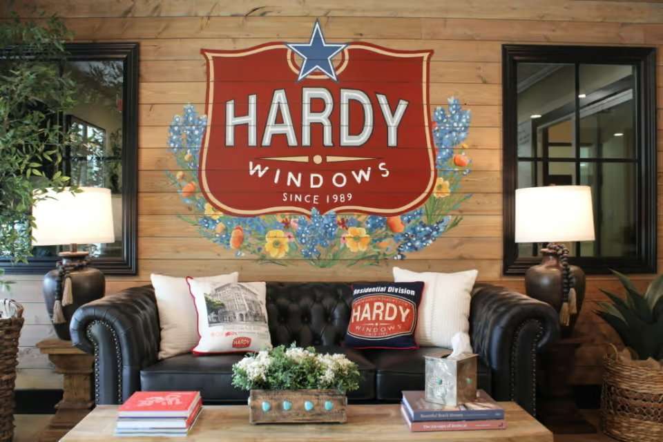 Newly installed replacement windows on a Round Rock Texas