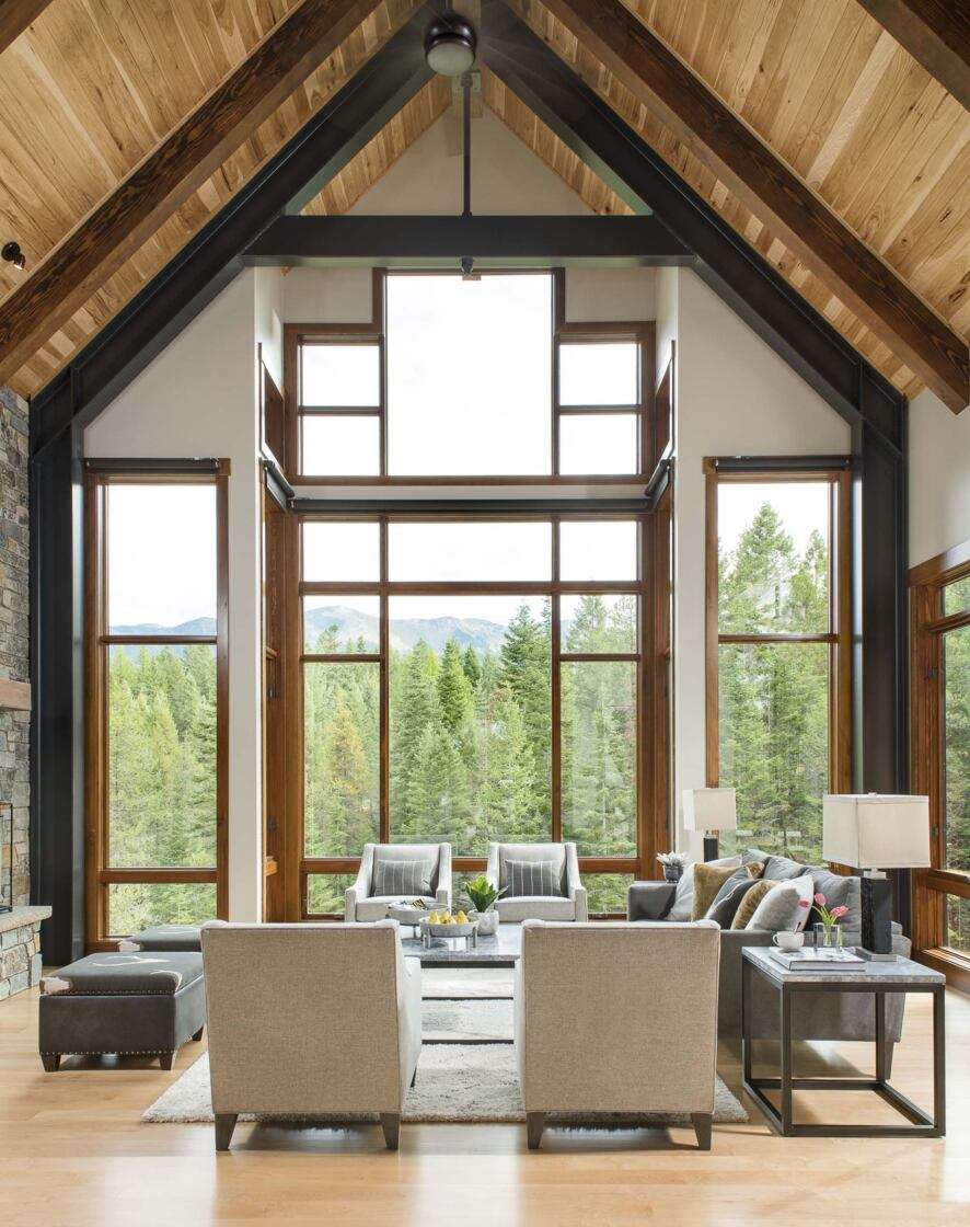 Cedar Park, TX window replacement in a modern living room