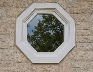 Geometric windows in Cedar Park, TX