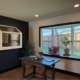 Window replacement Austin, TX modern black-framed residential picture windows