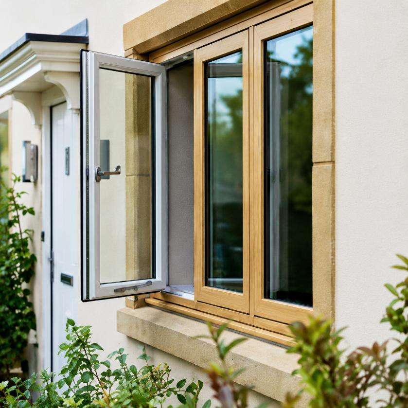 Window replacement Austin, TX with modern casement home window