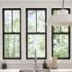 Double-hung window replacement in Round Rock, TX modern kitchen