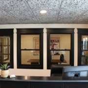 Window replacement in Cedar Park, TX with black framed windows